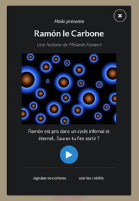 Page d'accueil de l'histoire Ramon le carbone