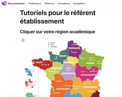 Tutoriels pour le référent établissement