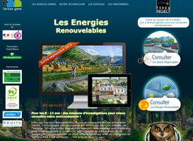 Capture du jeu "Les énergies renouvelables"