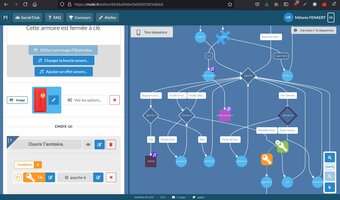 L'interface de création de Moiki