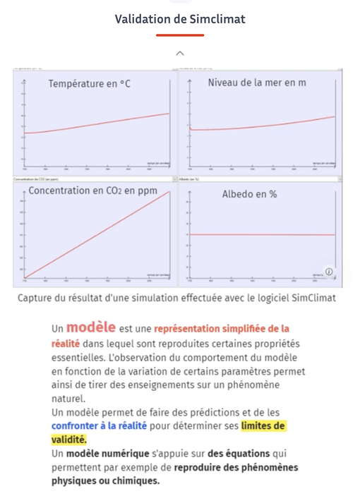 Exemples de graphiques et texte dans ePoc