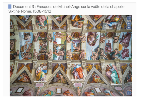 Fresques de Michel-Ange sur la voûte de la chapelle Sixtine, Rome